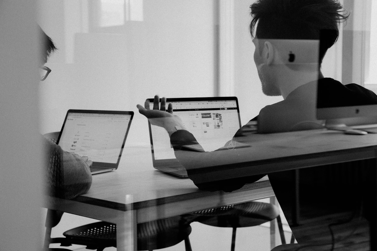 Team planning email campaign strategy